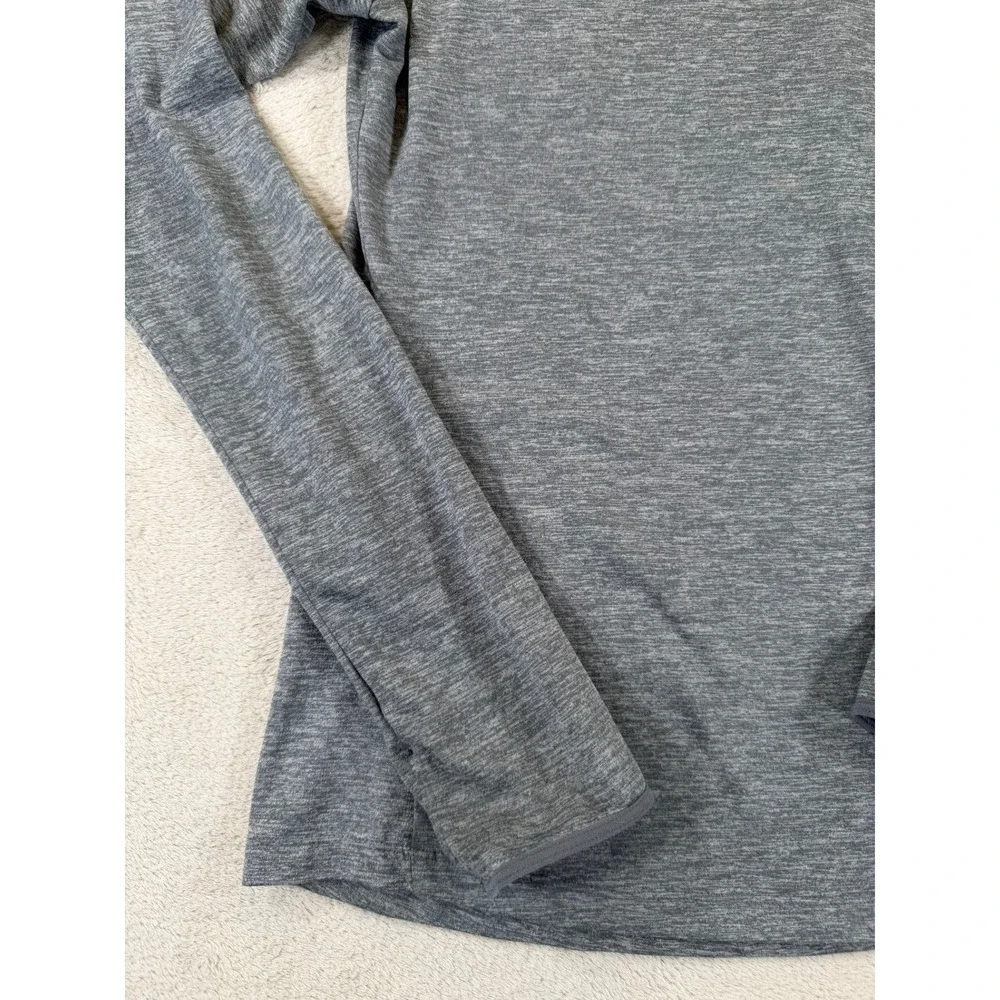Nike Running Dri-FIT Hoodie Grey Heather Cow Neck 685818-065 Womens Small - Picture 5 of 16